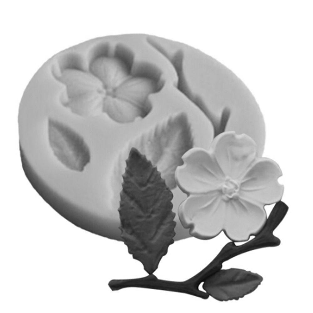Khuôn Silicone Làm Bánh &amp; Xà Phòng Hình Hoa Đào