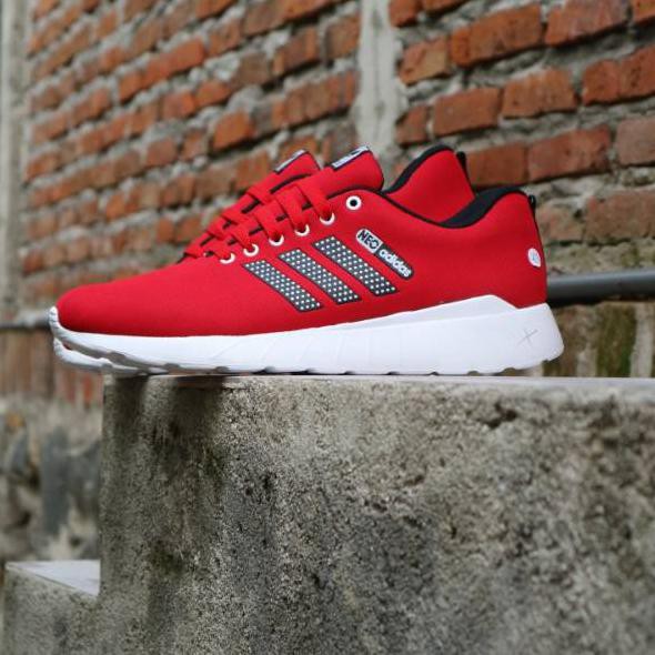 Giá thân thiện với môi trường.. Giày thể thao Adidas neo jumbo đỏ size lớn cho nam