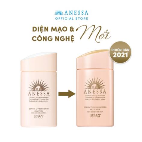 (Hàng Mới Về) Kem Chống Nắng Tinh Chất Sữa Chống Nắng Spf 50 Pa + + + 60ml Nhập Khẩu Từ Nhật Bản