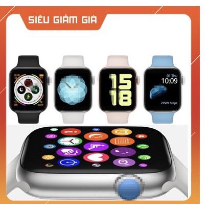 Đồng hồ thông minh Apple watch T500 fullbox, chống nước, kết nối Bluetooth, đo nhịp tim, chống nước (Bảo hành 3 tháng)