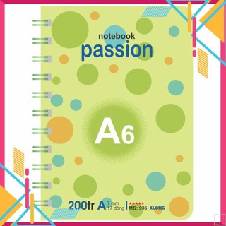 Sổ lò xo kép KLONG A6 200tr offset 70/76; MS: 936,