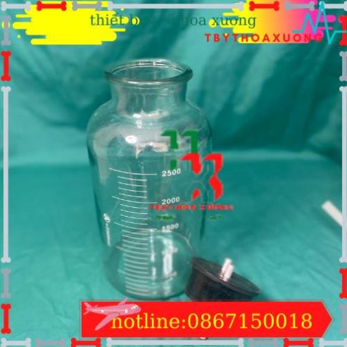 Bình Thủy Tinh Đựng Dịch Cho Máy Hút Dịch 2 Bình Các Loại