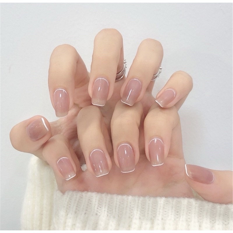 [Beannail.vn] Móng úp thiết kế thủ công nhà BEAN tặng kèm dũa&amp;keo - B176