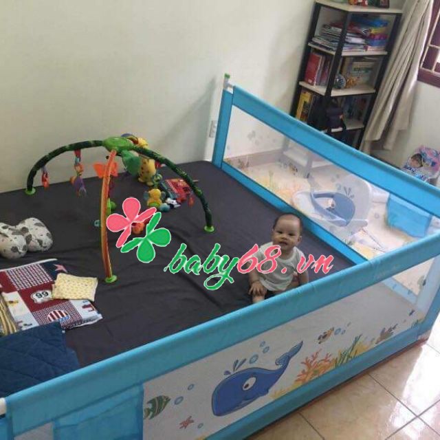 Thanh chắn giường Baby Gift dạng trượt cao 90cm