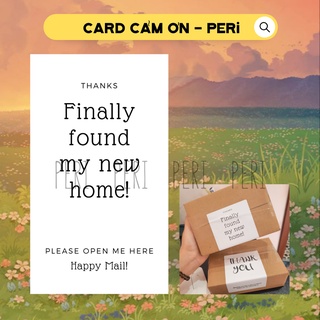 Set 40 tem sticker thank you FINALLY, dán niêm phong, dán hộp hàng, bao bì sản phẩm