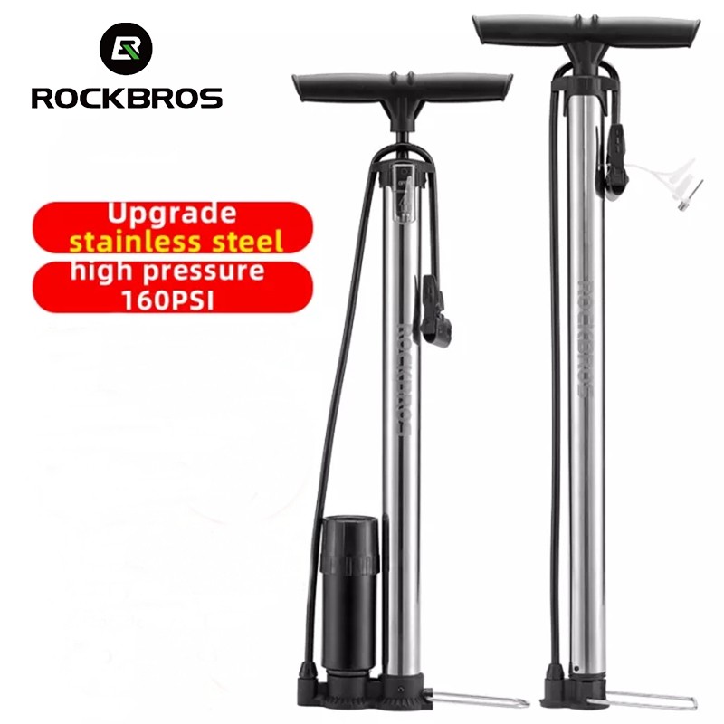 Dụng cụ bơm hơi bánh xe đạp Rockbros áp suất cao 160psi