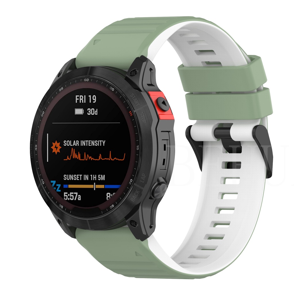 Dây Đeo Bằng Silicone Cho Đồng Hồ Thông Minh Garmin Fenix 7 7X 6 6X Pro 5X 5 plus EPIX Forerunner 945 935 22mm
