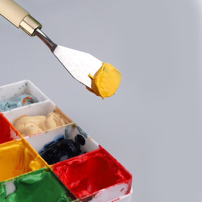 Bộ 7 Dụng Cụ Trộn Màu Vẽ Tranh Sơn Dầu Acrylic Dành Cho Học Sinh