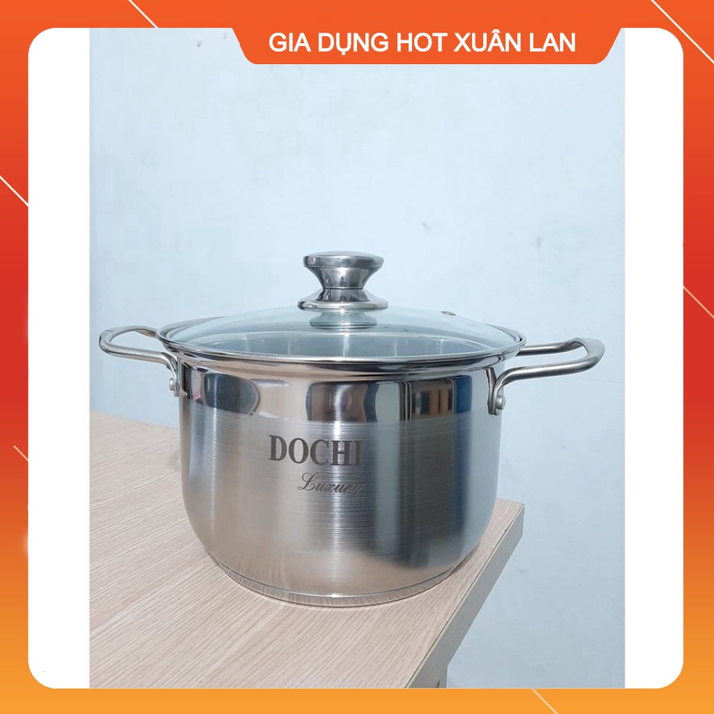 NỒI INOX 5 ĐÁY THÂN CAO DOCHI LUXURY SIZE 20cmx13cm