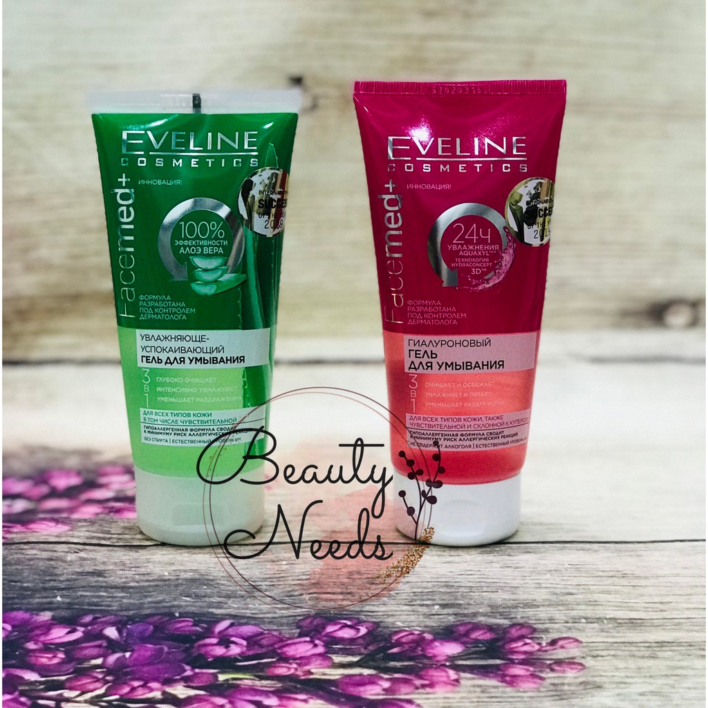 Gel rửa mặt Eveline dưỡng ẩm và làm dịu da