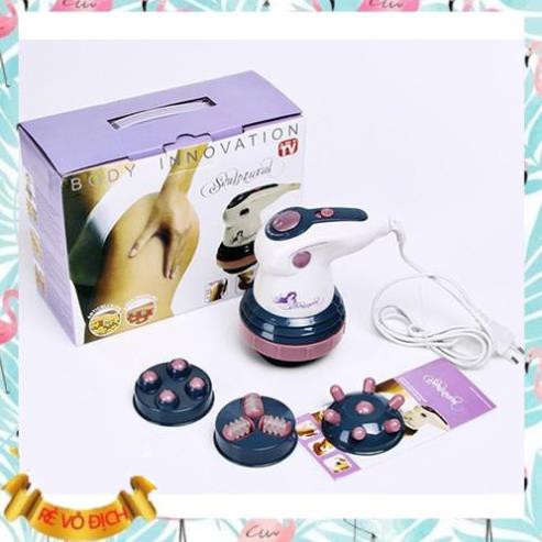 (Giá sỉ)  Máy Massage Toàn Thân Cầm Tay Body Innovation Kèm 4 Đầu  - M103