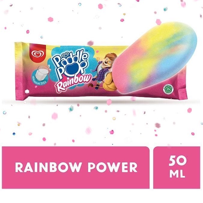 GIAO LIỀN Kem Cầu Vòng Wall s Paddle Pop Rainbow