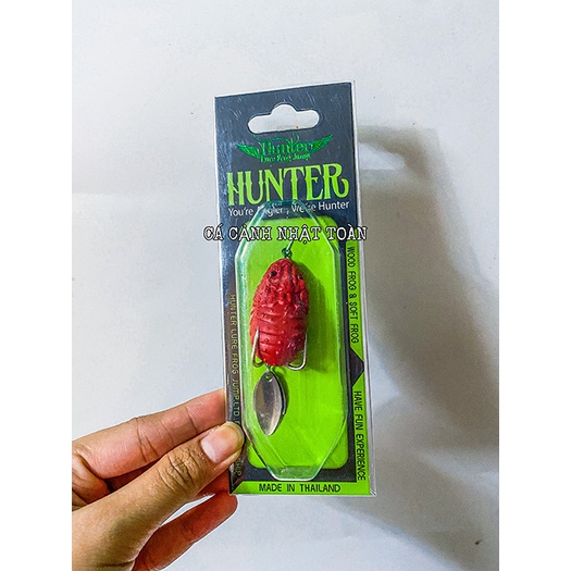 MỒI GIẢ LURE HUNTER V4 THÁI LAN NHÁI HƠI CÂU CÁ