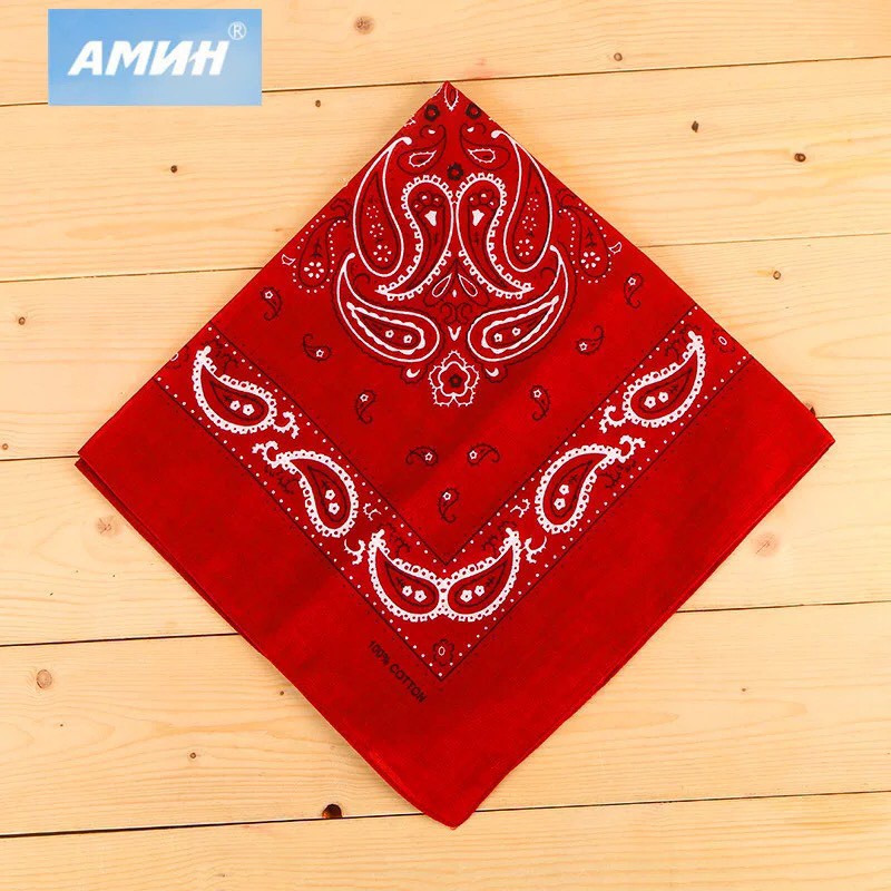 Khăn bandana khăn turban cotton size 55x55cm