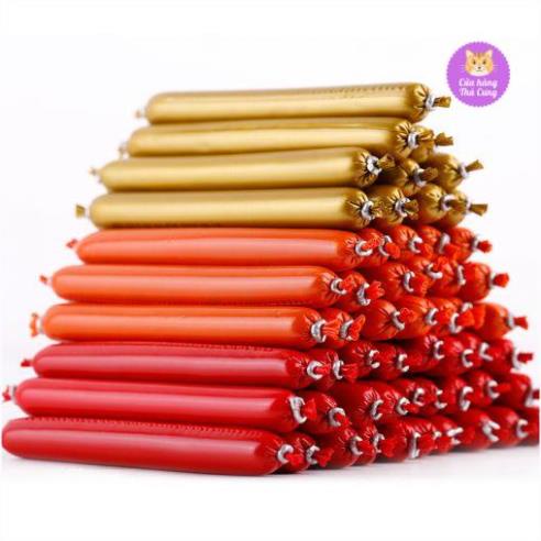 Xúc Xích Cho Chó Mèo - Thức Ăn Chó Mèo - Xúc Xích Dinh Dưỡng Vị Bò Vịt Hải Sản