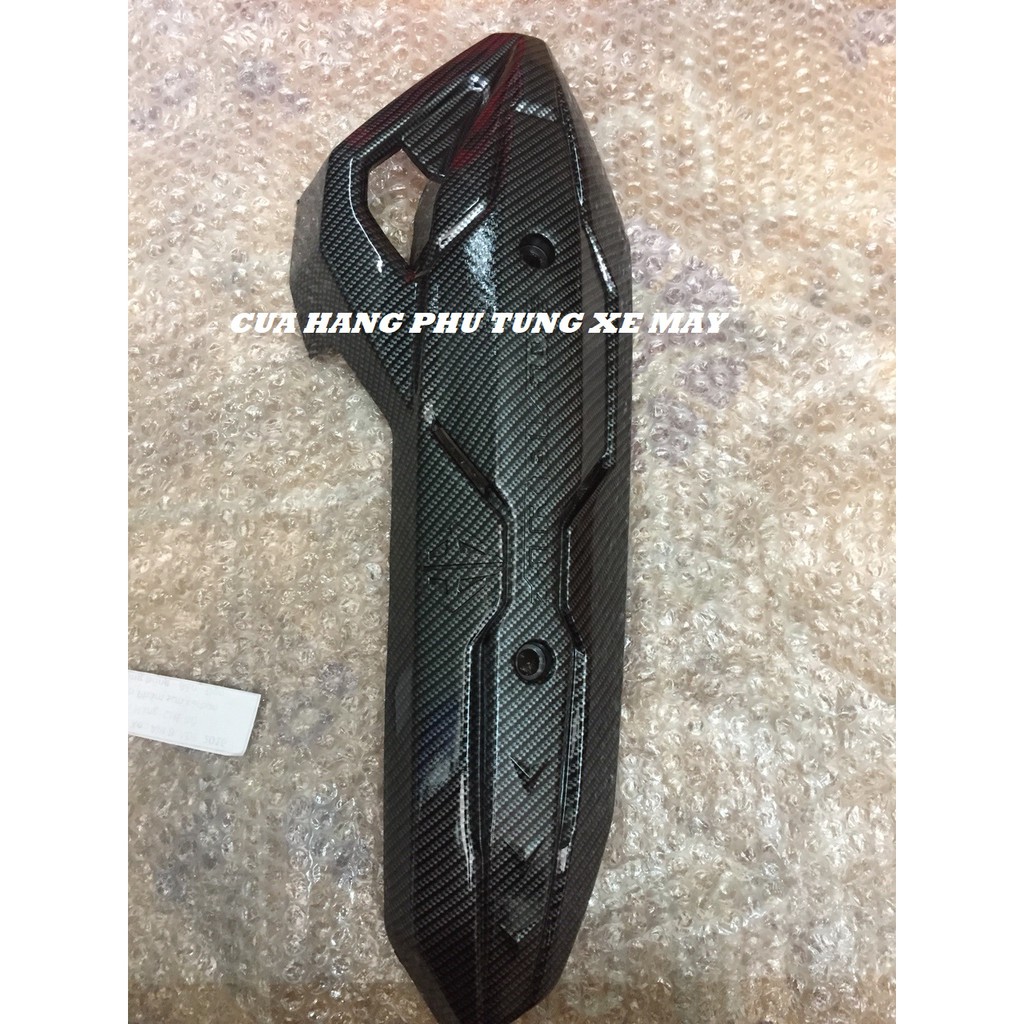 Ốp Pô Cacbon cho xe Honda Air Blade 2016/ 2017/ 2018/ 2019