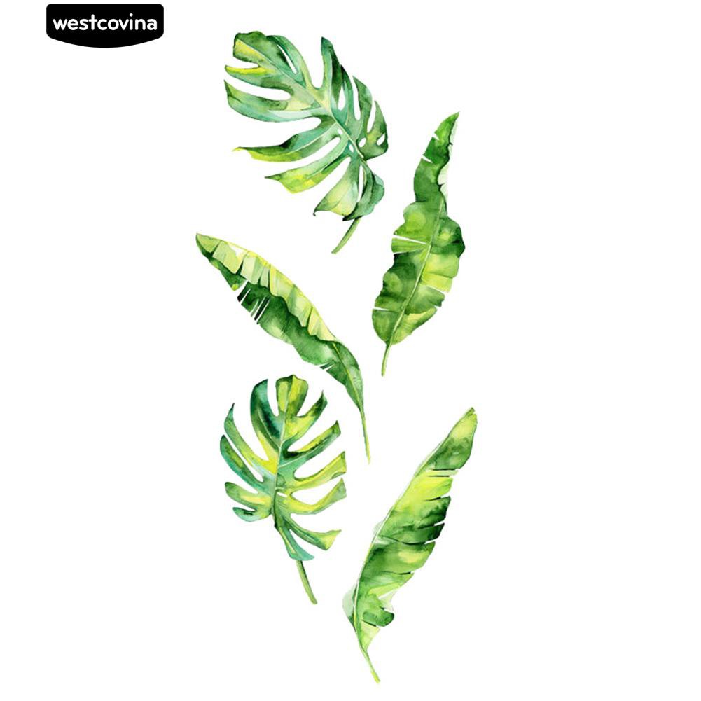 Sticker dán tường hình chiếc lá lớn