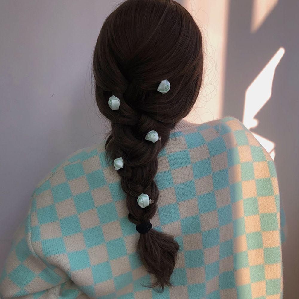 Kẹp Tóc Hình Hoa Hồng Nhỏ Xinh Ngọt Ngào WMES15H Cho Bạn Gái