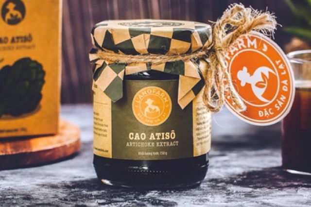 Cao atiso lá tươi, 450gr, hộp, LANGFARM, Đà Lạt