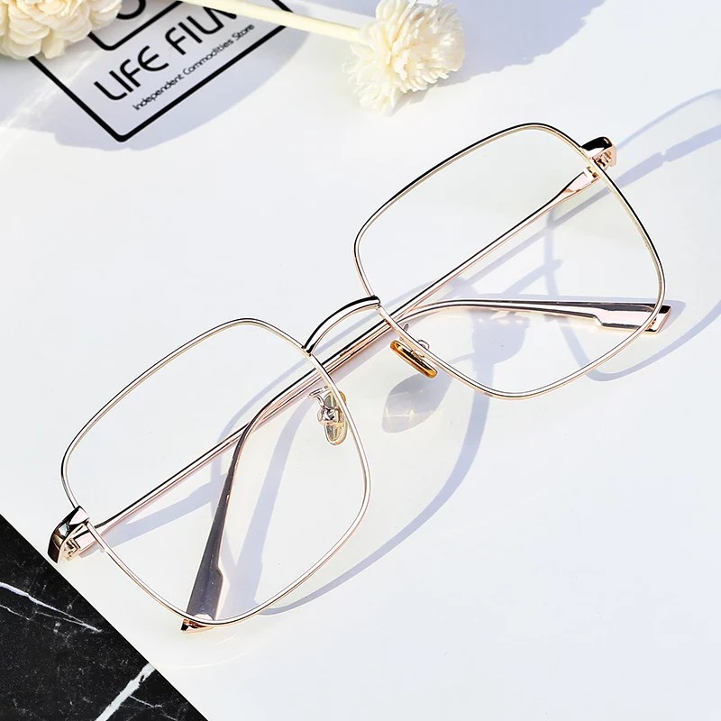 [FREESHIP] KÍNH MÁT NAM NỮ GỌNG VUÔNG THIẾT KẾ CỔ ĐIỂN SANG TRỌNG-Tròng 0 độ chống tia UV chống ánh sáng xanh bảo vệ mắt | BigBuy360 - bigbuy360.vn