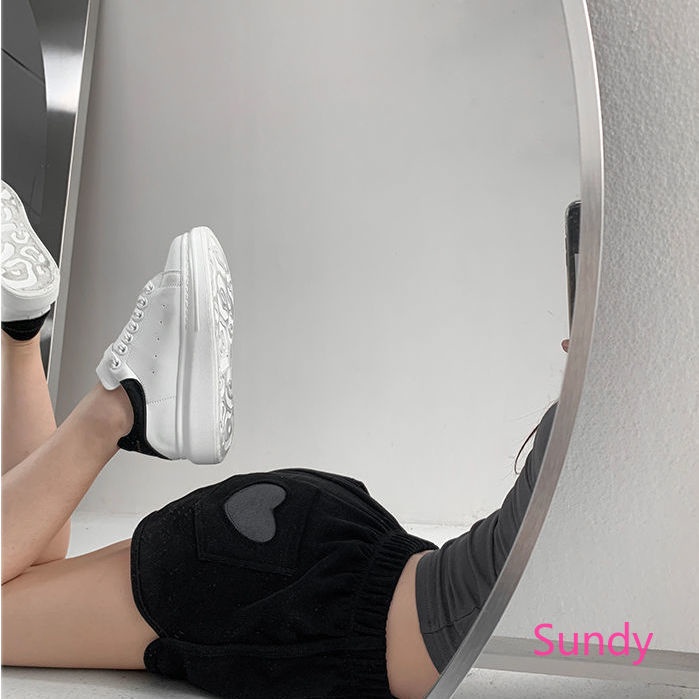 Quần Short Thể Thao Có Túi In Hình Trái Tim Thời Trang Mùa Hè Cho Bé Gái