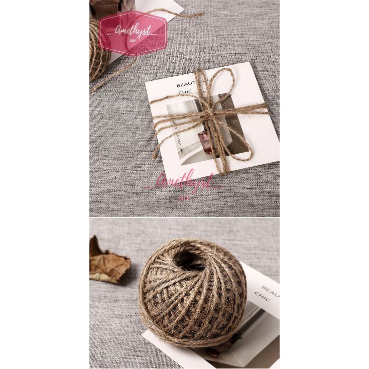 Set 100 Tag Treo Kraft Trang Trí Quà