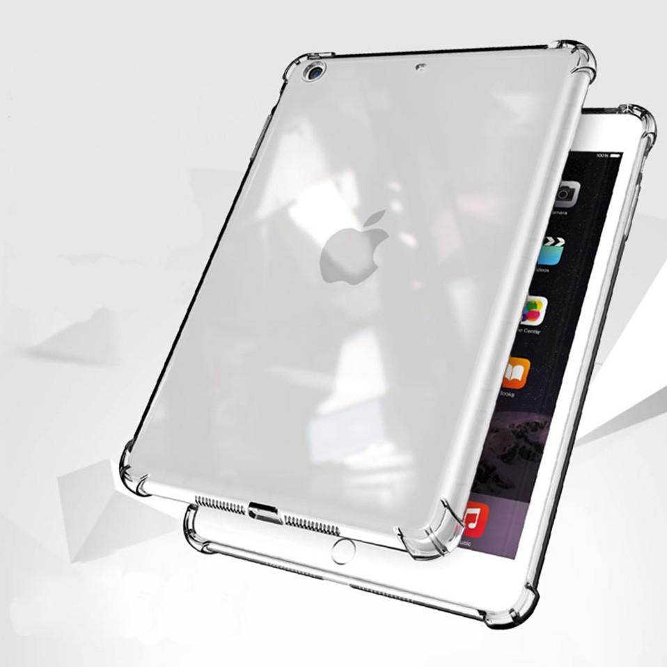 Ốp lưng silicone TPU mềm chống rơi trong suốt cho iPad Air 2019 3 2 9.7 2018 2017 Mini 4 2 3 5 Air Pro 10.5 11 12.9 | BigBuy360 - bigbuy360.vn