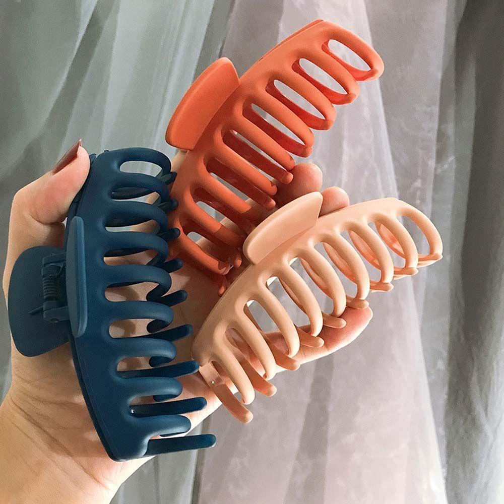 Kẹp Tóc Càng Cua Bằng Nhựa Cỡ Lớn Thời Trang Cho Nữ