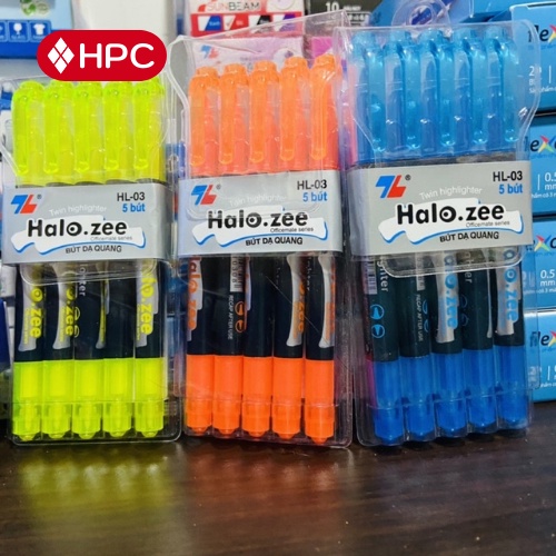 Bút Dạ Quang, Bút Nhớ 2 Đầu Tiện Dụng Thiên Long, Nhỏ Gọn, Màu Sắc Tươi Sáng - HOÀNG PHÁT STORE