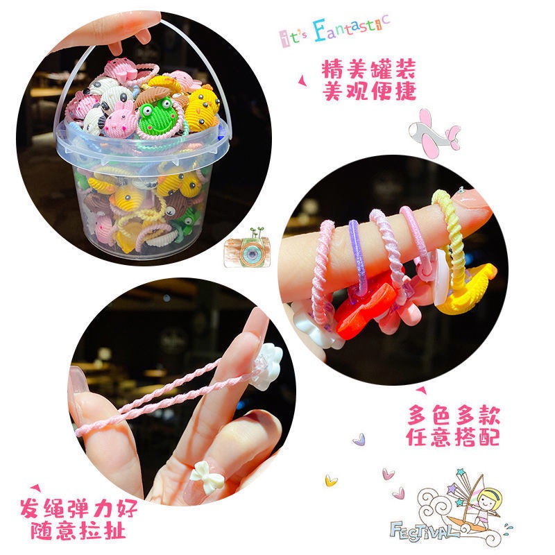 PVN47677 Xô 50 Dây Buộc Tóc Co Giãn Phong Cách Hàn Quốc Mới 2022 Cho Bé Gái Giá Rẻ
