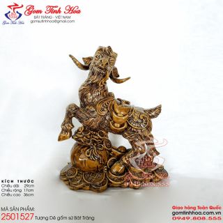 Tượng Dê gốm sứ Bát Tràng cao cấp