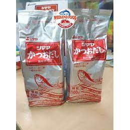 [Hàng chuyên dùng] Bột nêm từ cá (katsuo dashi) SHIMAYA - 1kg (Chia 2 bịch 500 gram tiện lợi)