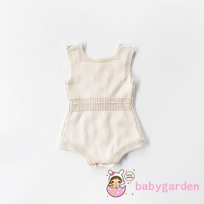 Áo liền quần cổ yếm dây rút đáng yêu cho bé gái