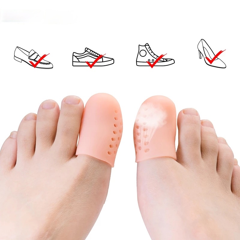 Set 2 đệm bọc bảo vệ ngón chân cái bằng silicon chống ma sát