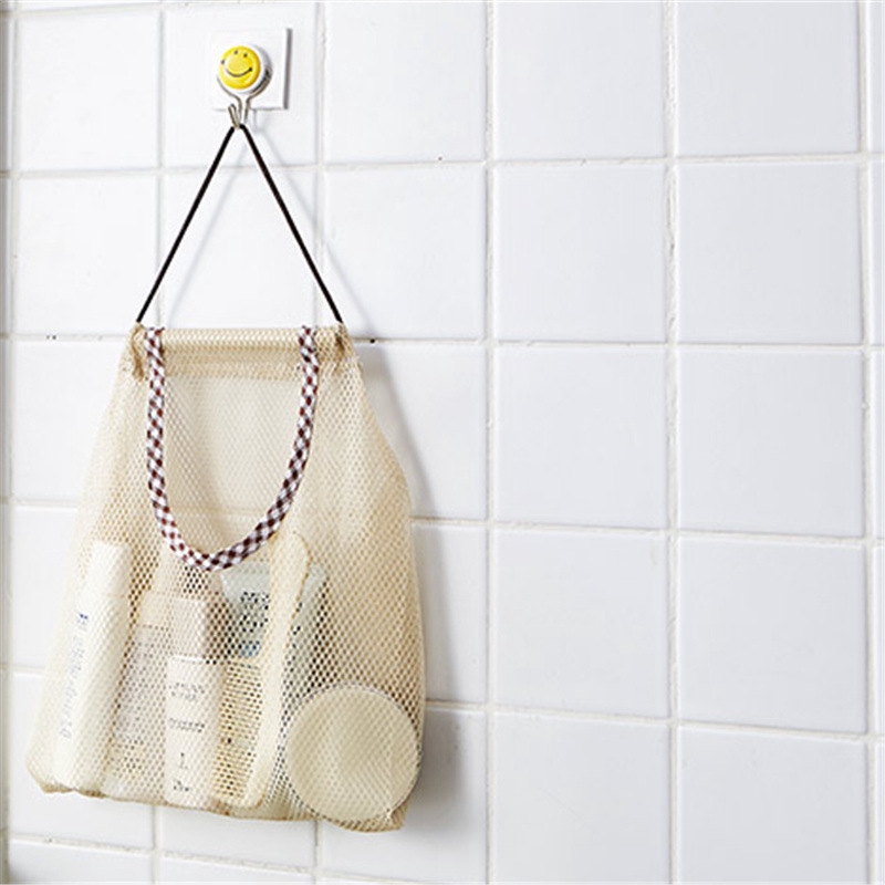 Túi Lưới Treo Tường Đựng Hành Tỏi Rau Củ Quả Tiện Dụng Cho Nhà Bếp
