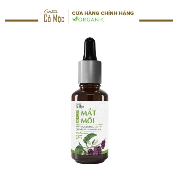 Serum mờ thâm mắt môi cỏ mộc Cenota, serum mờ thâm chiết xuất thảo dược thiên nhiên 10ml