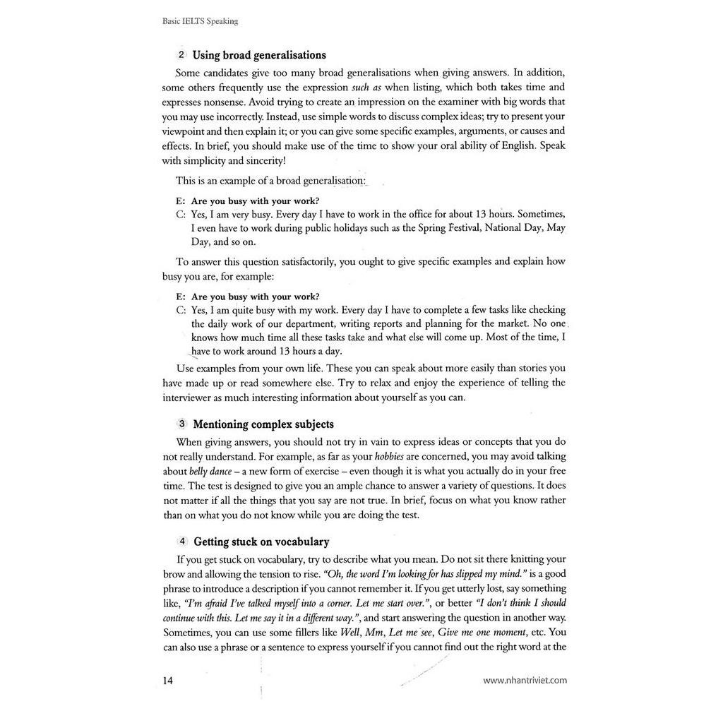 Sách Basic Ielts Speaking