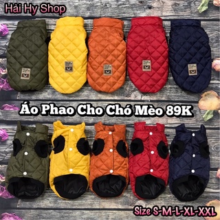 Áo Phao cho Chó Mèo cực ấm - Có size từ 1kg đến 50kg