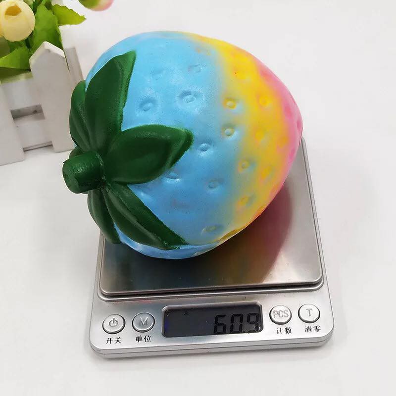 Quả dâu tây squishy đồ bóp mềm -nhiều màu