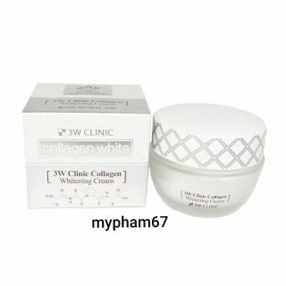 KEM DƯỠNG TRẮNG DA 3W CLINIC COLLAGEN WHITENING CREAM