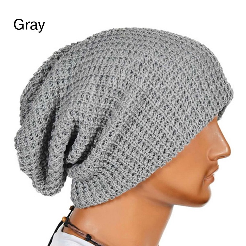 Mũ len beanie chóp thụng cho nam và nữ