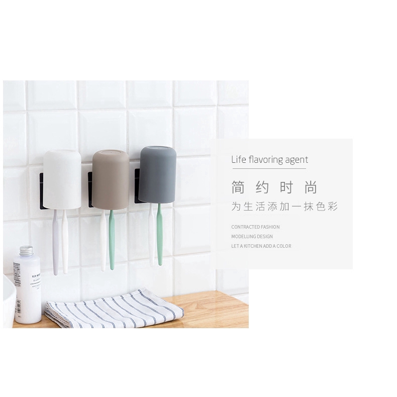 Kẹp giữ bàn chải đánh răng gắn tường đơn giản tiện dụng chất lượng tốt