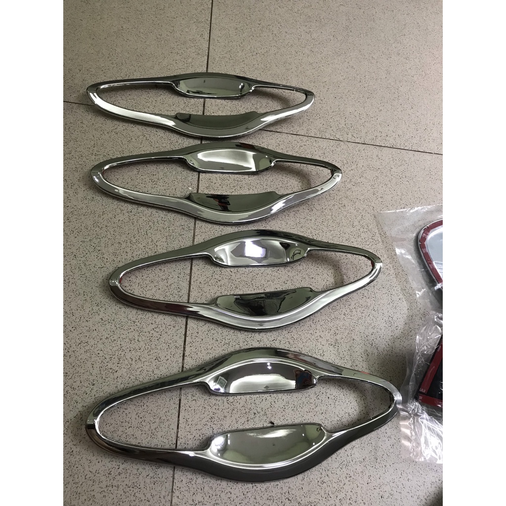 Bộ 4 ốp hõm Cửa mạ crom xe Hyundai Accent dùng cho đời 2011 đến 2017