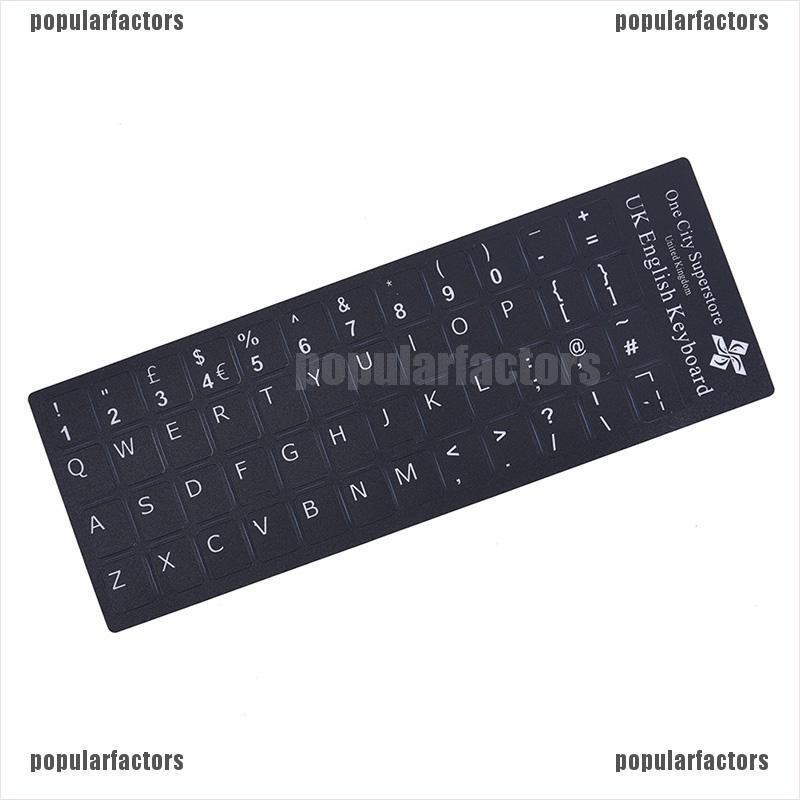 Miếng Dán Bàn Phím Chữ Tiếng Anh Dành Cho Laptop