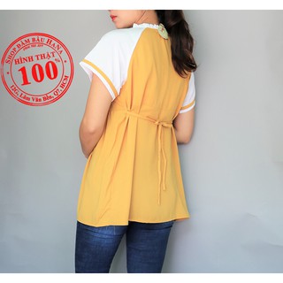 ÁO BẦU THỜI TRANG VẢI LỤA CAO CẤP
