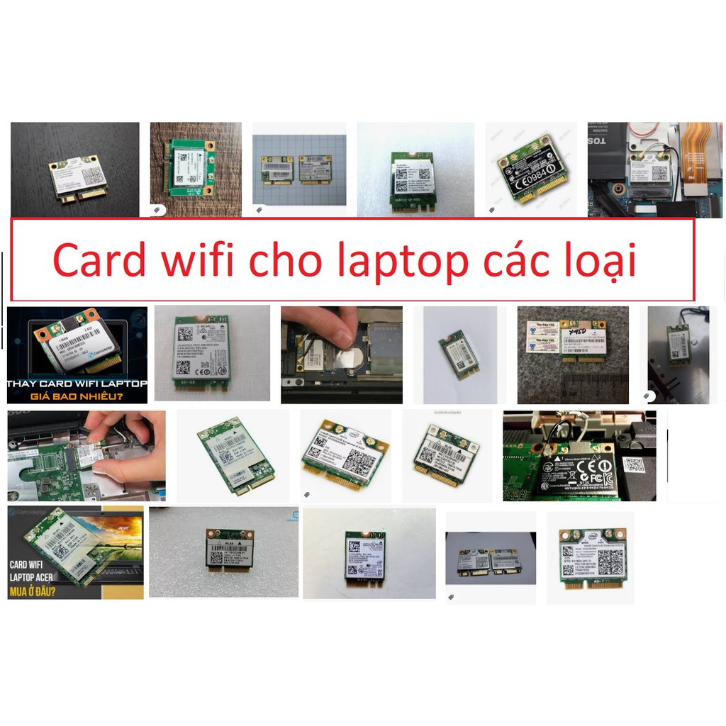 Card Mạng không dây cho laptop 2.4 GHz 5 Wifi Broadcom intel boardcom Qualcom Realtek Wireless Bluetooth laptop all | WebRaoVat - webraovat.net.vn