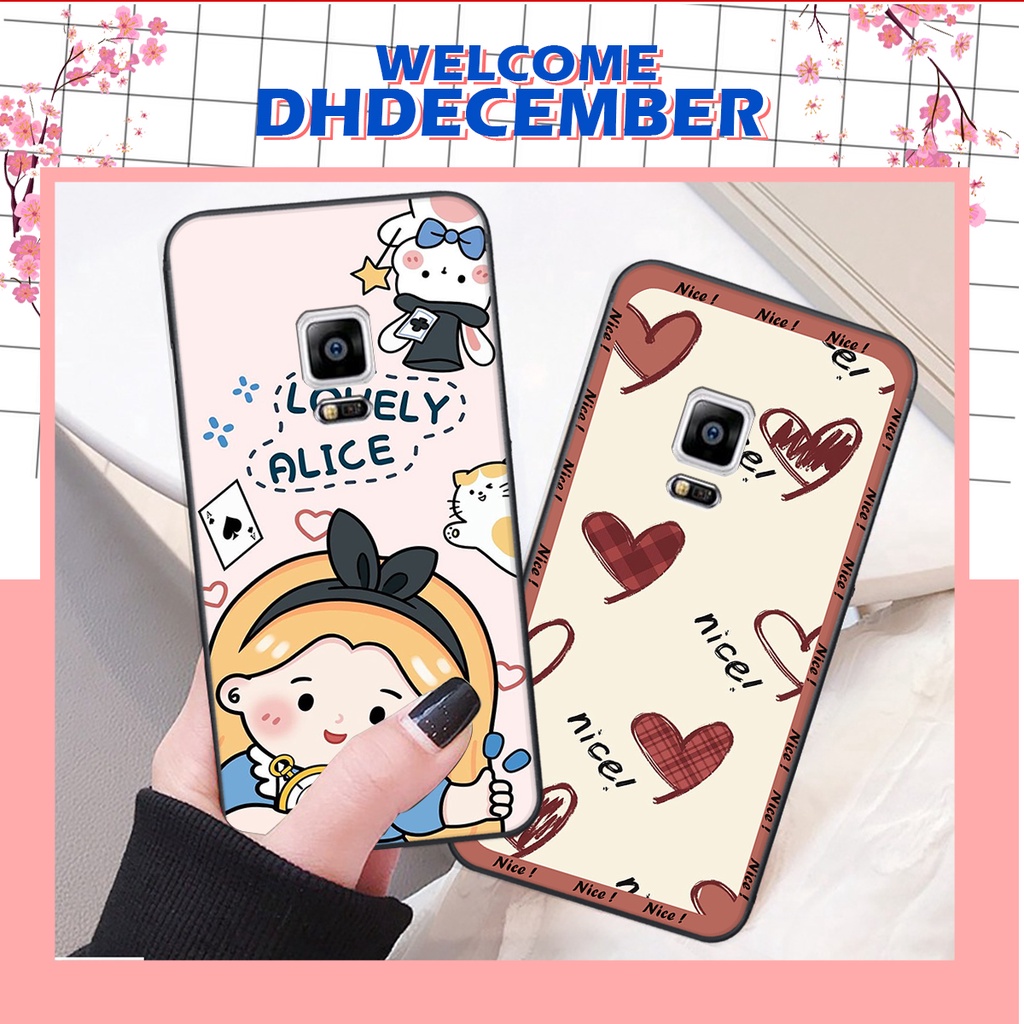 Ốp lưng Samsung  NOTE 4 in hình nice ,good luck happy ốp xinh viền dẻo đẹp chất