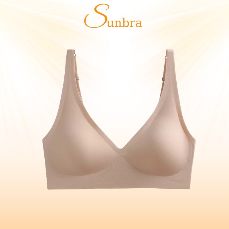 Áo Ngực Đúc Su Đệm Mỏng Không Gọng Chất Mát Lạnh Co Dãn Thoải Mái SUNBRA 5509