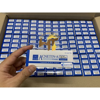 ACNETIN A 0,05 tube 10g Kem thoa mụn trẻ hóa da