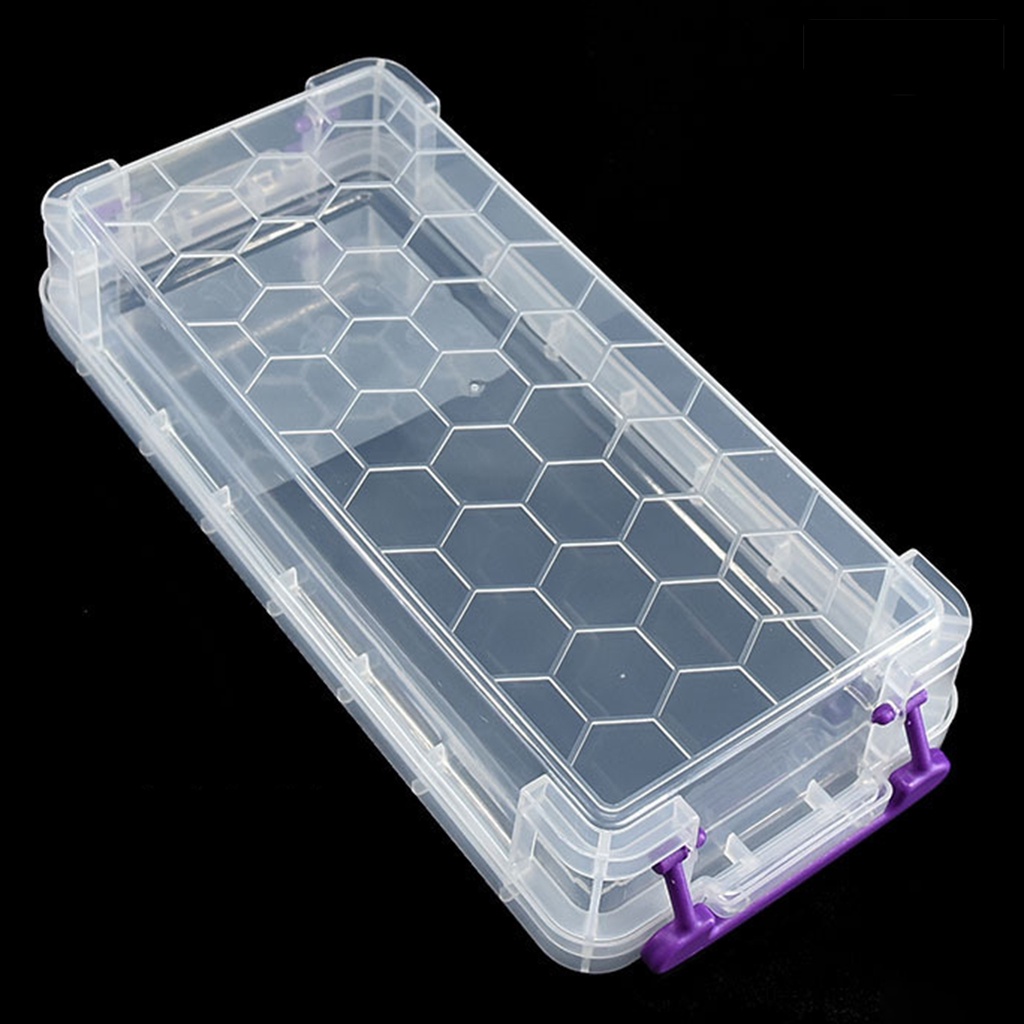 [Hot]✍Hộp Đựng Bút Trong Suốt Chống Bụi Chịu Lực Tốt Tiện Dụng